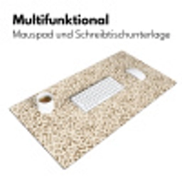 Luipaard - Klassiek - Beige Muismat XXL klein 681 -ysfeer4_duits