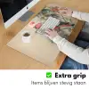 Roze kuifkaketoe - Tak met vruchten - Bladeren Muismat XXL klein -sfeer3