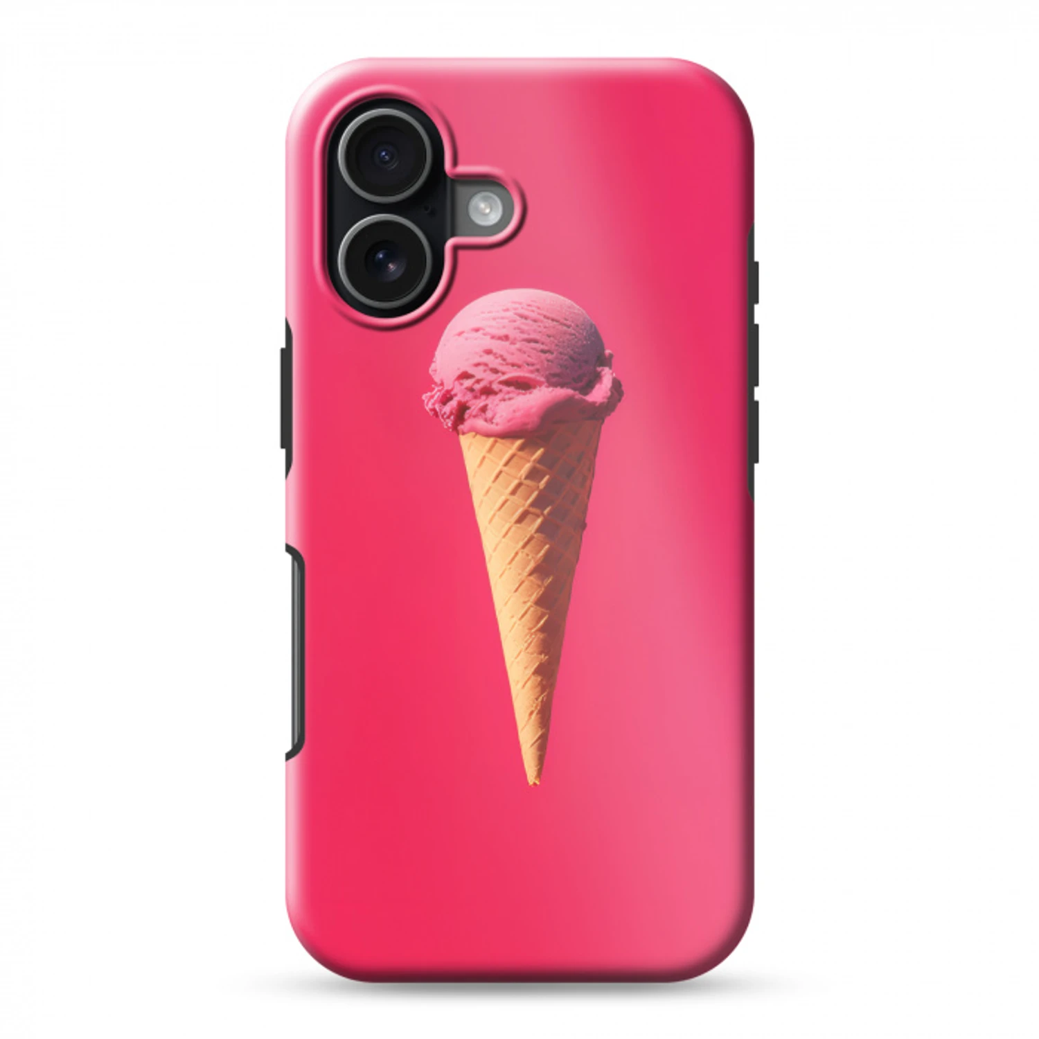Schepijs - Roze - Hoorntje Toughcase MagSafe Apple iPhone 17 klein -3d