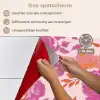 Bloemenpatroon - Roze - Oranje - Bloemen keuken achterwand spatscherm klein -spatscherm_NL