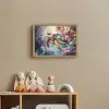 Schildpad - Bloemen - Onderwater Light Box met batterij (Wandlamp kind) middel -sfeer2_kind