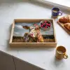 Koe - Bloemen - Weiland Dienblad Rechthoek middel -sfeer2