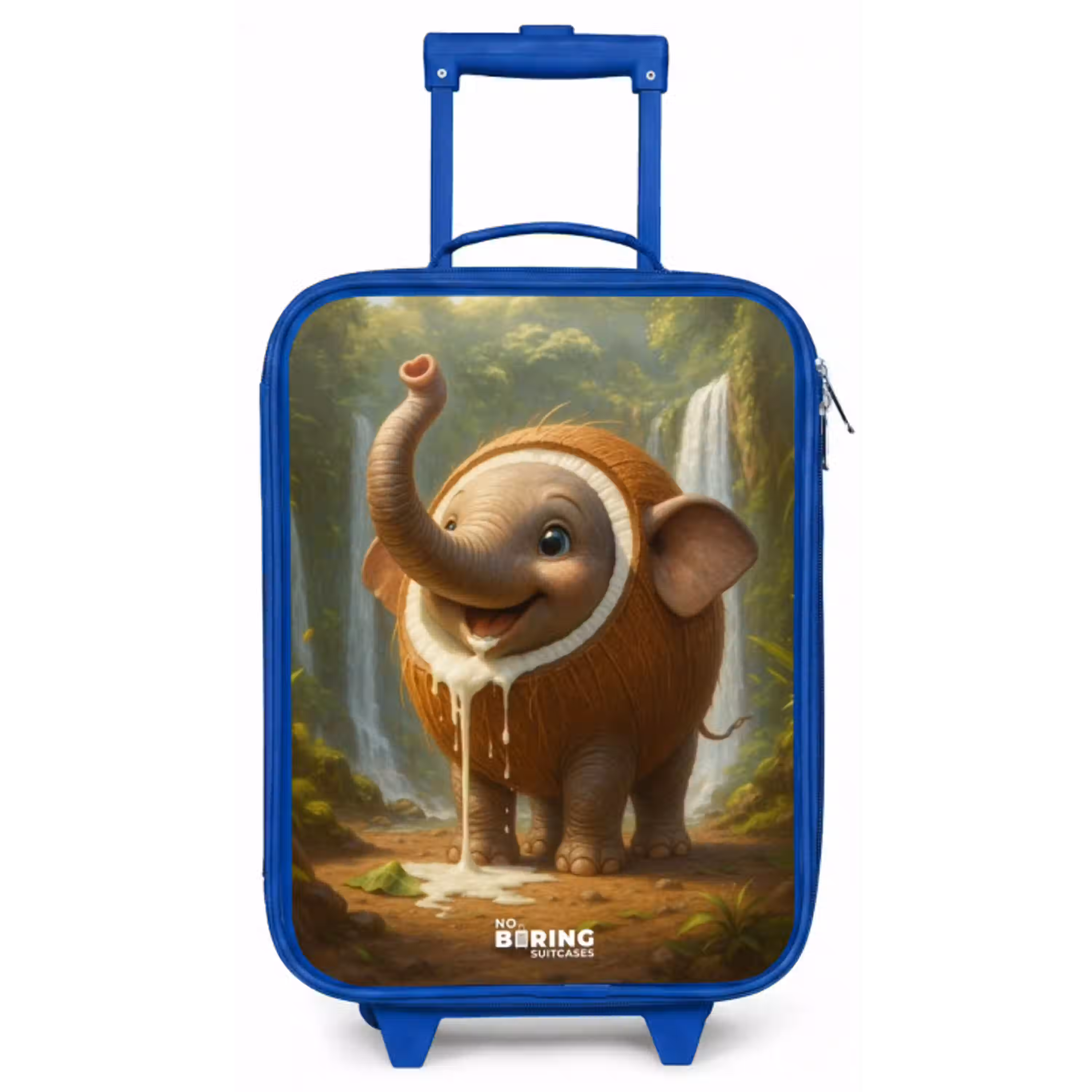 Coconote Elephante Kinderkoffer - Blauw klein -zz3dotto
