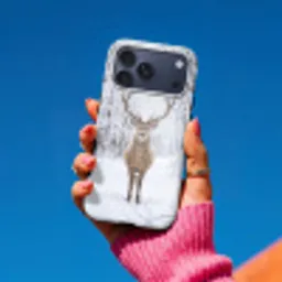Hert - Winter - Bos - Natuur - Wit Toughcase MagSafe Apple iPhone 17 Pro Max klein -Sfeer1V