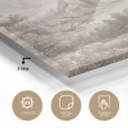 Landschap - Bergen - Meer - Natuur plexiglas 5mm klein -sfeer2