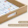 Strepen - Blauw - Patroon - Zomer Dienblad Rechthoek middel 911 -USP_HandgreepNL