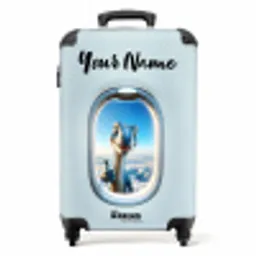 Delta dino NBS - Handbagage koffer - Kinderen Unisex middel -productfoto_recht