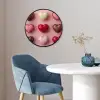 Macarons - Hartjes - Kleurrijk - Roze Fotolijst rond zonder passe partout klein -sfeer2
