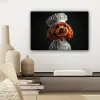 Bruin - Kok - Hondje canvas 2cm klein -sfeer6