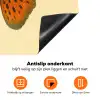 Vis - illustratie - Stippen - Oranje Inductie beschermer vinyl 3mm klein -zzzzzzz-td-onderkant