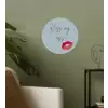 Kiss my ass - Lip - Blauw Wandcirkel behangsticker klein -sfeer2