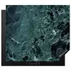 Oeroude Groene Marmerdiepten Inductie beschermer vinyl 3mm middel -3d