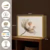 Bloem - Beige - Crème Light Box met batterij (Wandlamp) middel -USP_websiteoverzichtNL