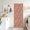Botanisch - Bloemen - Roze deurposter klein 289 -sfeer5