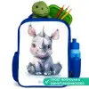 Baby neushoorn Kinderrugzak - Blauw middel -inhoud_NL