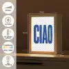 Ciao - Blauw - Stippen Light Box met kabel (Tafellamp) klein -USP_NL