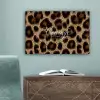 Luipaardprint - Bruin - Courage - Sierlijk canvas 2cm klein -sfeer4