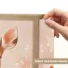 Hertje - Illustratie - Bloemen - Roze Light Box met batterij (Wandlamp kind) middel -USP_websiteprintNL