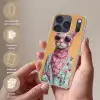 Zonnebril - Kat - Sjaal - Bloemen Telefoonhoesje iPhone 17 Pro klein -sfeer3_NL