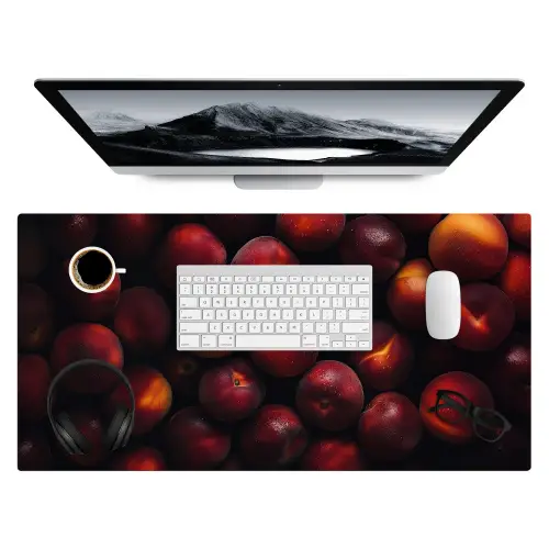 Fruit - Close up - Nectarines Muismat XXL klein -3d