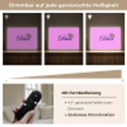Diva - Lip - Panterprint - Roze Light Box met batterij (Wandlamp) middel -USP_dimbaarDE
