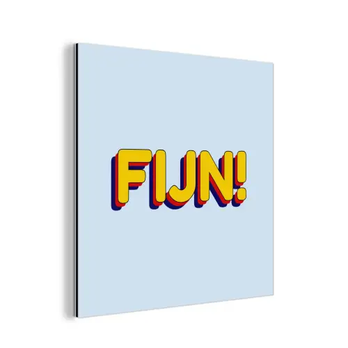 Fijn - Geel - Oranje aluminium wit klein -3d