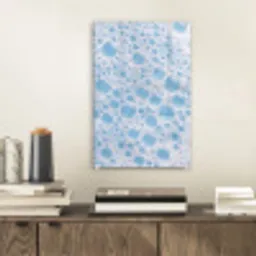 Schuim - Bubbels - Blauw plexiglas 5mm klein -sfeer1