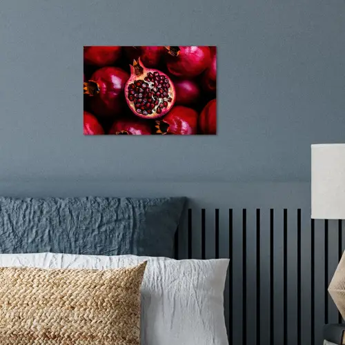Granaatappel - Rood - Fruit poster papier klein -sfeer2