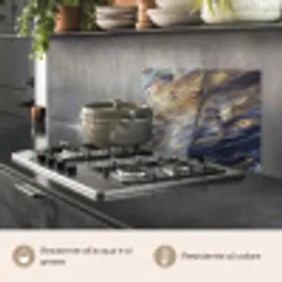 Marmer - Goud - Waterverf - Textuur - Marmerlook keuken achterwand spatscherm klein -usp_IT
