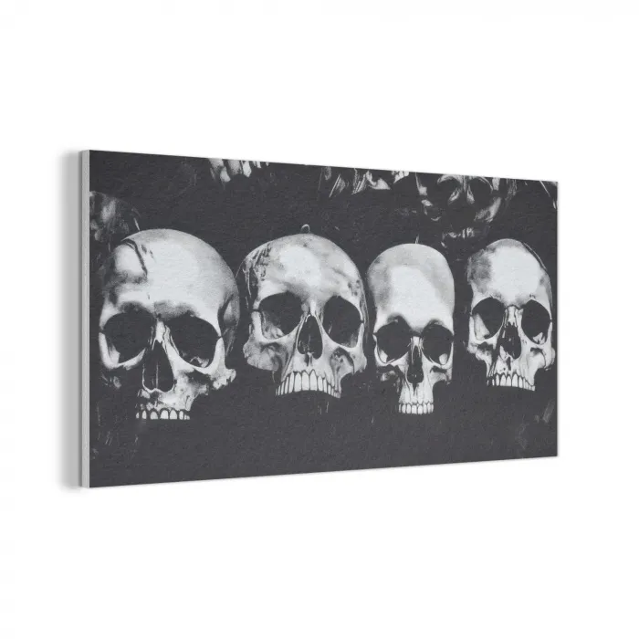 Schedels - Zwart - Contrast PET vilt middel -3d