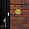 Okergeel - Klassiek Naambord Rond klein -sfeer1-rond-XS