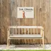 Ice cream - Softijs - Kleurrijk - Kers Tuinposter op houten frame 2 cm dik klein -sfeer4