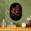 Bloemen - Boeket - Sierlijk Wandcirkel Ovaal Forex klein -sfeer2