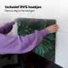Bladeren - Tropisch - Monstera - Jungle Inductie beschemer met haakjes klein -ky-ophangen-nl