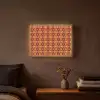 Retro - Disco - Hippie Light Box met batterij (Wandlamp) middel 907 -sfeer4