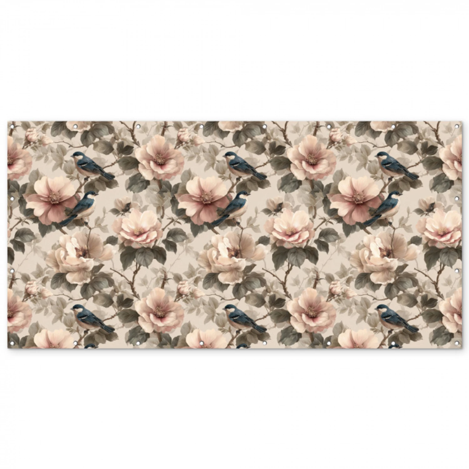 Klassiek - Vogels - Kleurrijk Balkonbeschermer Duitsland klein 596 -zz_3d