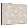 Bloemen - Blaadjes - Patroon Textielframe zwart klein 947 -3d