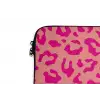 Panterprint - Roze - Dierenprint - Minimalistisch laptophoes neopreen klein -detail