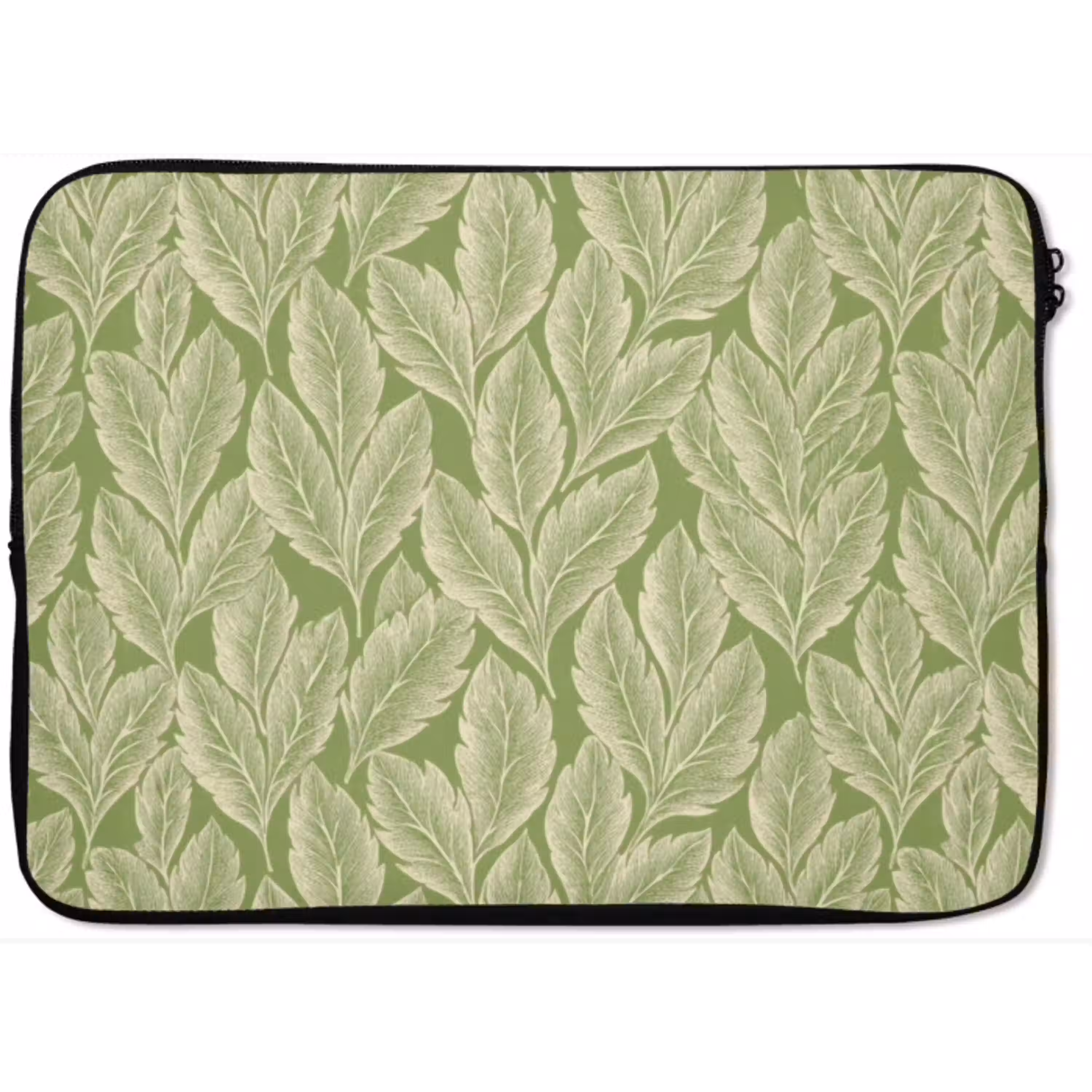 Groen - Botanisch - Bladeren - Vintage - Patroon laptophoes neopreen klein 279 -zkaufland3dotto