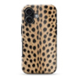 Vacht - Jachtluipaard - Zwart - Wit Toughcase MagSafe Apple iPhone 17 klein -3d