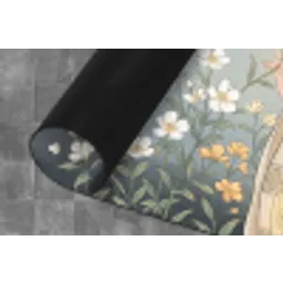 Aziatisch - Vrouw - Kimono Keukenloper - keukenmat middel -closeup