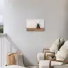 Windmolens - Landschap - Veld Tuinposter op houten frame 2 cm dik klein -sfeer1
