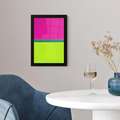 Strepen - Modern - Kleurrijk fotolijst zwart zonder passe partout klein -sfeer4