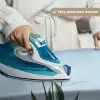 Tulpen - Blauw - Bladeren Wandkleed katoen klein -sfeer9