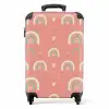 Koraal kleurenbogen NBS - Handbagage koffer - Unisex middel -productfoto_recht
