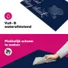Fuck what they think - Blauw - Cursief Inductie beschermer vinyl 3mm klein -wsfeer6_website