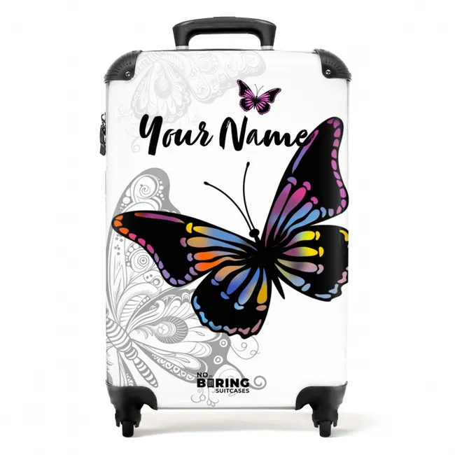 Petal papillon NBS - Handbagage koffer - Kinderen Unisex middel -productfoto_recht