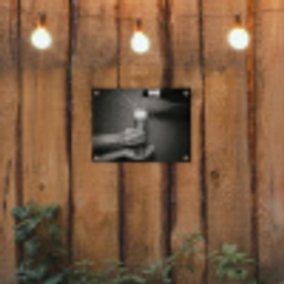 Champagnefles - Glas - Minimalistisch - Spetters tuinposter los doek klein -sfeer1