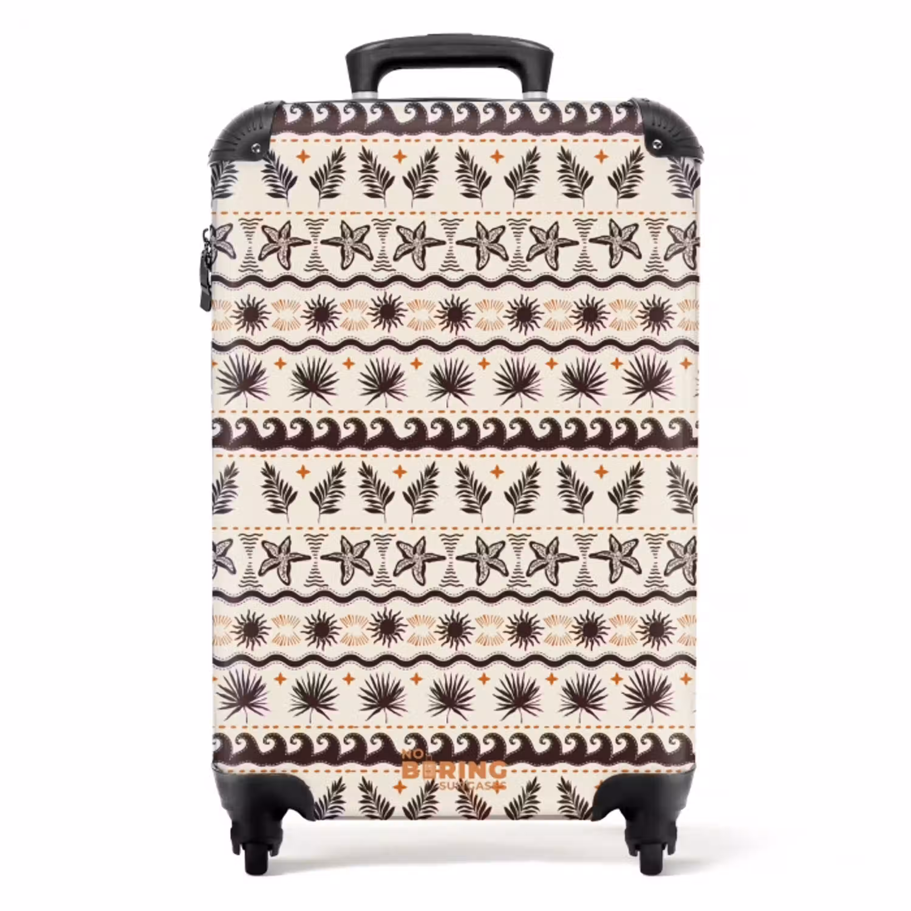 Strand en zee print NBS - Handbagage koffer - Volwassenen Unisex middel -productfoto_recht