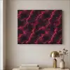 Rood - Onweer - Bliksem - Wolken Textielframe - compleet frame klein 947 -sfeer2